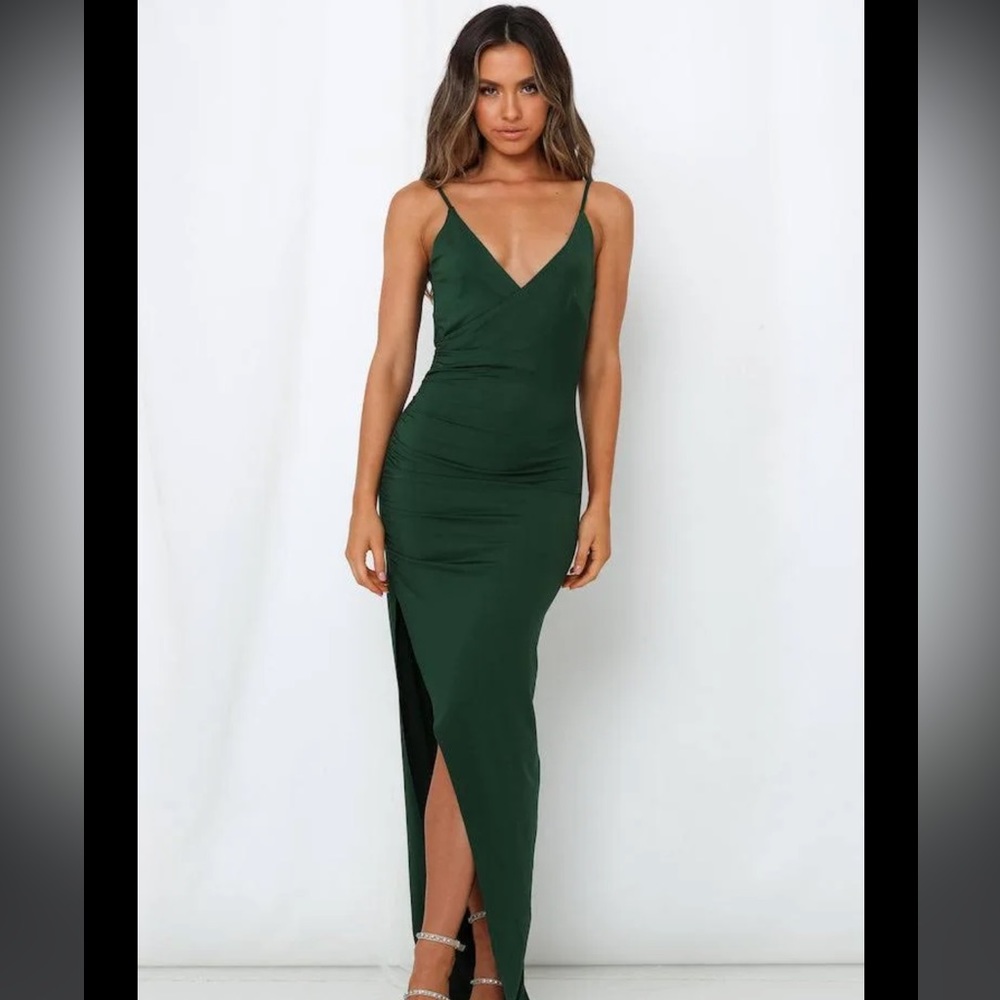 Hello Molly Bullseye Maxi Forest Green